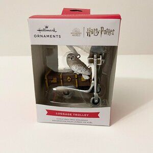 Hallmark Harry Potter Luggage Trolley Christmas Tree Ornament